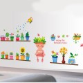 Bright Color And Different Plants Wall Sticker